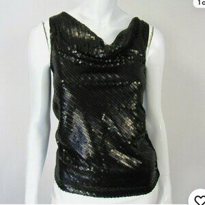 Talbots Sequin Top Cowl Neck Top- Size Medium (NWT)